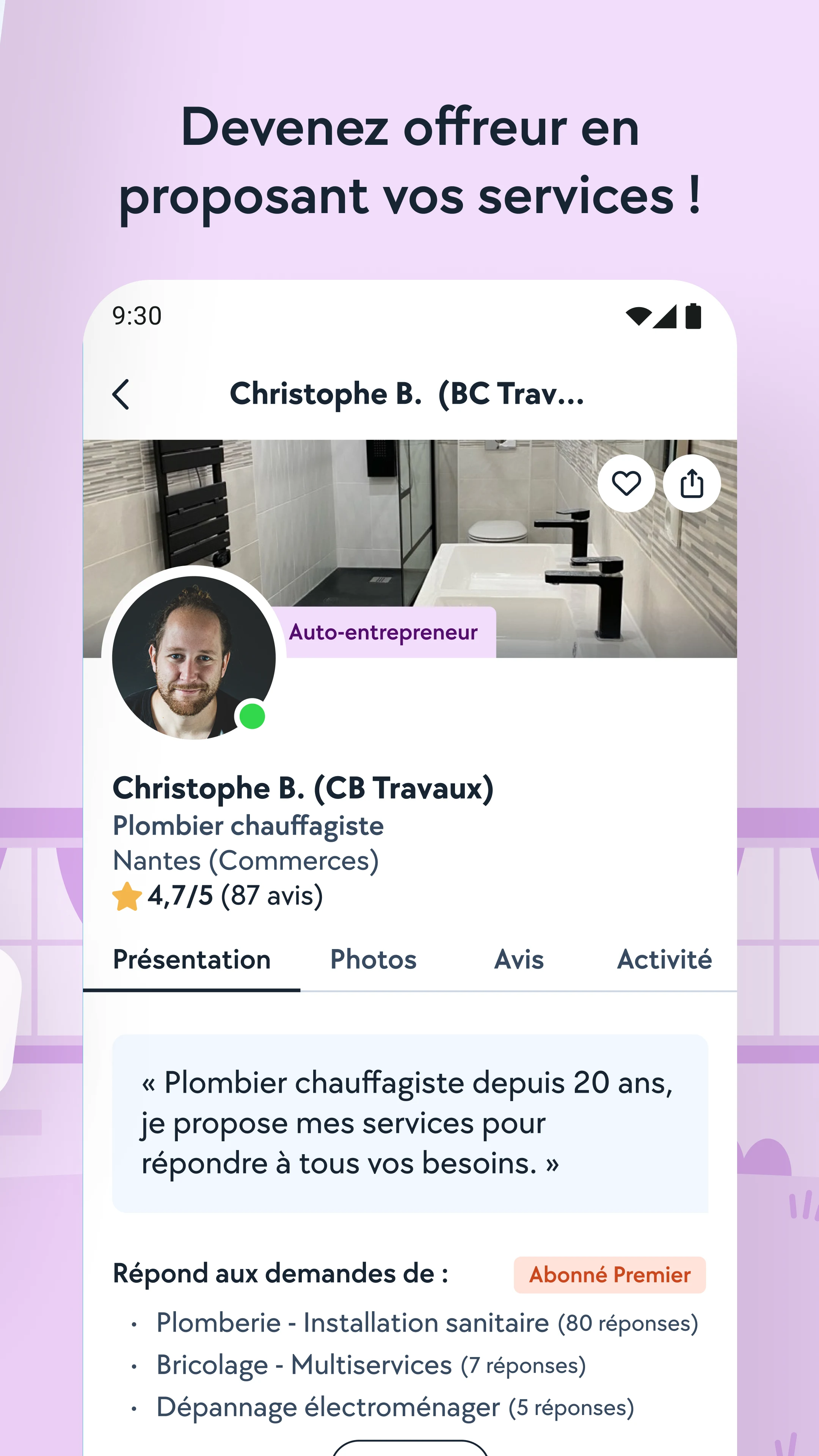 AlloVoisins screenshot